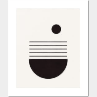 Curve Line Minimalism Posters and Art